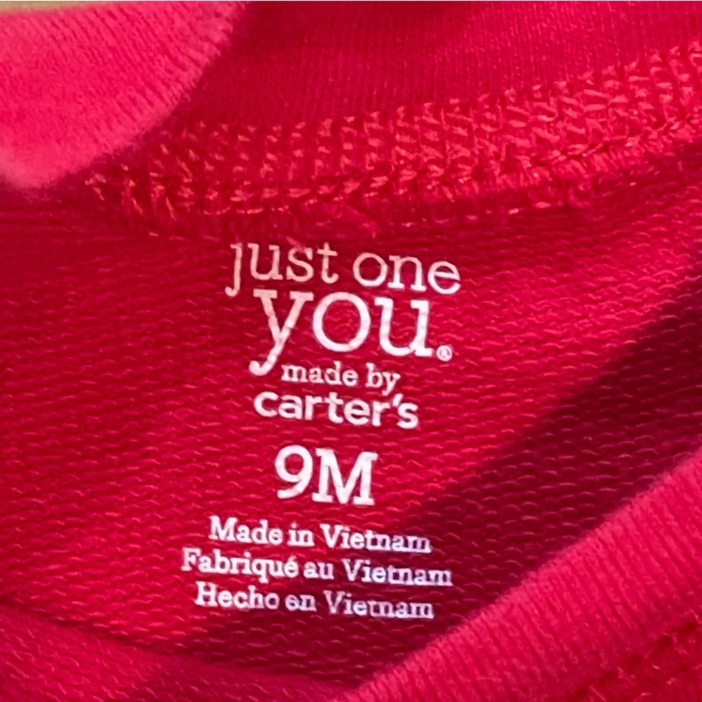 Carter's Red Cozy “Mr. Irresistible” Sweatshirt - Picture 6 of 7